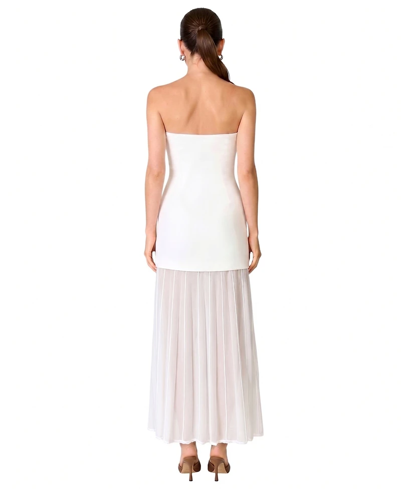 Line & Dot Women's Perissa Strapless Sweater Dress