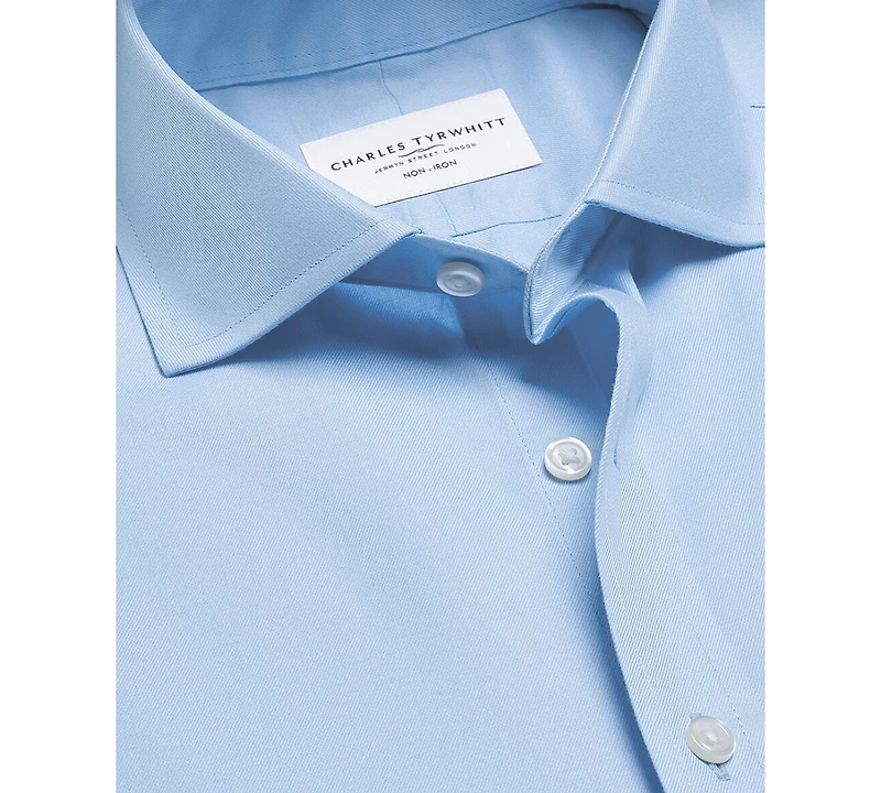 Charles Tyrwhitt Men's Slim-Fit Twill Weave Dress Shirt