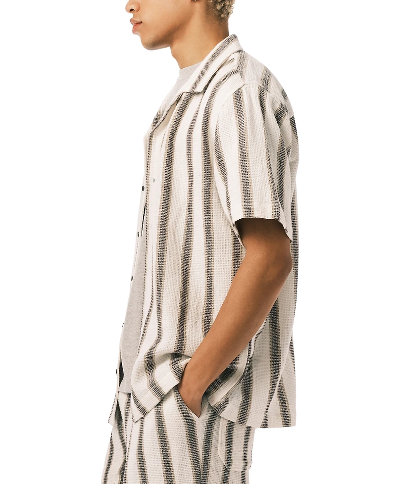 Buffalo David Bitton Men's Soriel Camp Collar Shirt