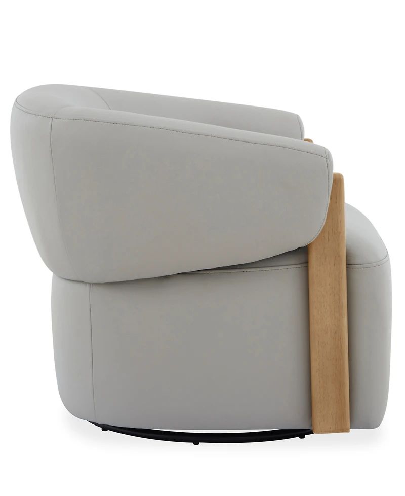 Aggie 28" Leather Accent Chair