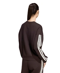 adidas Women's Essentials 3-Stripes Fleece Crew Neck Sweatshirt