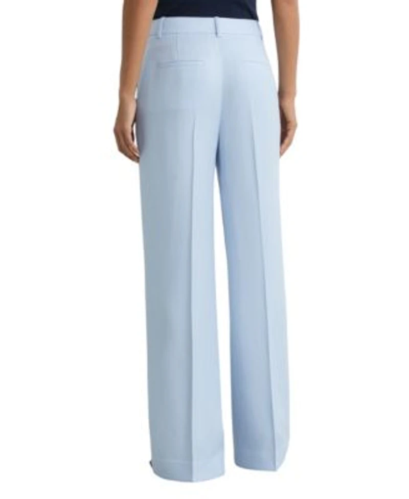 Reiss Womens Double Breasted Peak Lapel Suit Jacket Womens Wide Leg Suit Trousers
