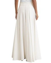 Reiss Women's Cotton-Blend Pleated Maxi Skirt