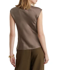 Reiss Women's Silk Cowl-Neck Sleeveless Top