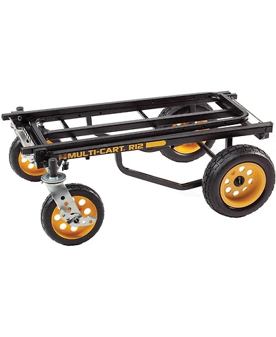 Rock N Roller Multi-Cart R12 All Terrain Transporter with Molded Rear Wheels, Load Capacity 500 lbs/32 cu. ft