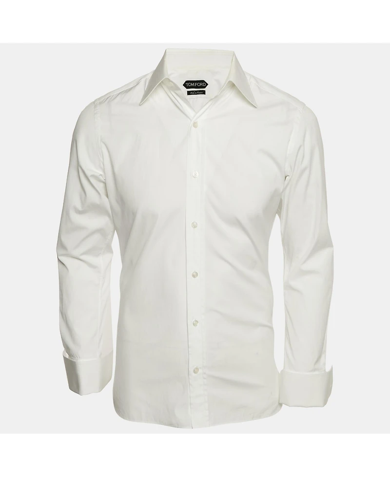 Pre-Owned Tom Ford Men's Cotton Made To Measure Shirt