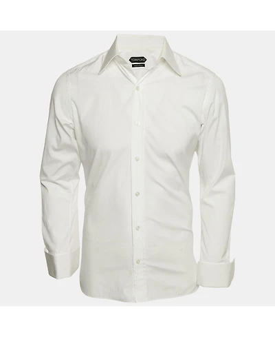 Pre-Owned Tom Ford Men's Cotton Made To Measure Shirt