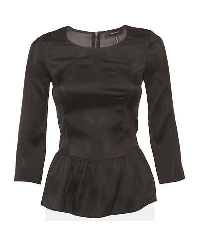 Pre-Owned Isabel Marant Women's Taffeta Pleated Blouse
