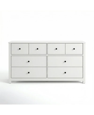 gaomon 8 Drawers Dresser for Bedroom, Fluted Wood Drawers