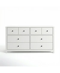 gaomon 8 Drawers Dresser for Bedroom, Fluted Wood Drawers