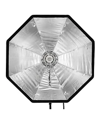 Glow Ez Lock 36" Quick Octa Large Bowens Softbox, Bundle with 9.5' Air Cushioned Light Stand
