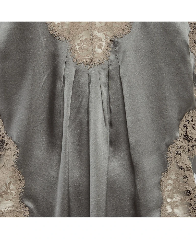 Pre-Owned Dolce & Gabbana Women's Lace Detail Blouse