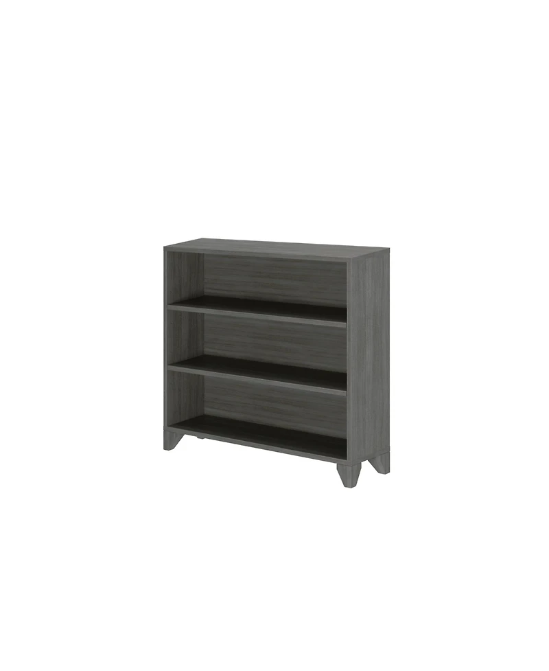 Max & Lily Classic 3-Shelf Bookcase, Solid Wood Bookcase for Kids Bedroom, Playroom.