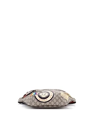 Pre-Owned Gucci Courrier Zip Belt Bag Gg Coated Canvas with Applique