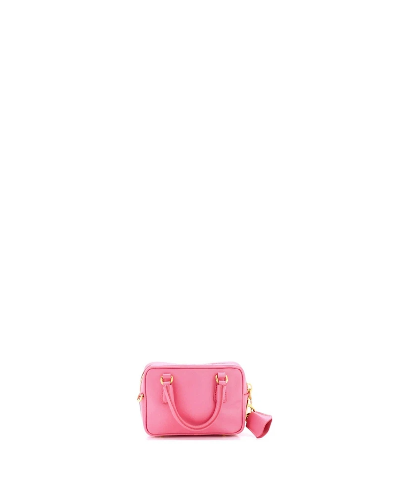 Pre-Owned Prada Mini Bauletto Bag Saffiano Leather