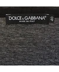 Pre-Owned Dolce & Gabbana Women's Leopard Print Satin And Jersey Top