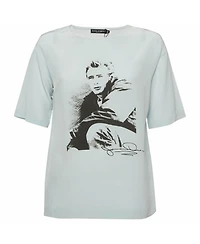 Pre-Owned Dolce & Gabbana Women's Printed Silk Top