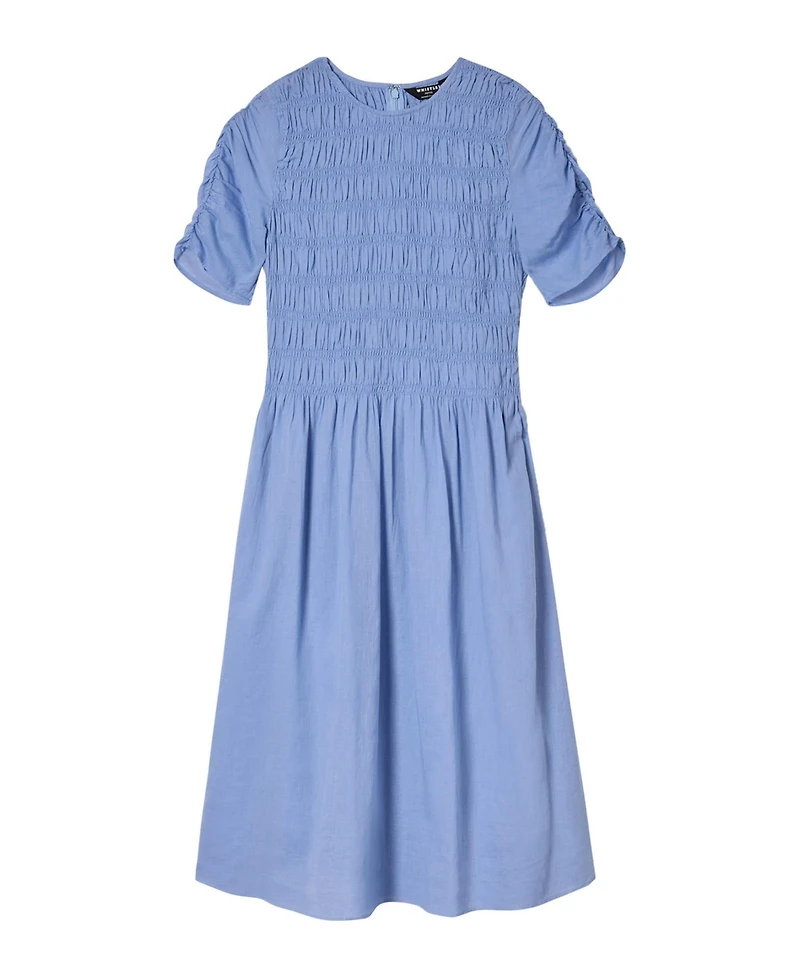 Whistles Women's Avery Smocked Midi Dress