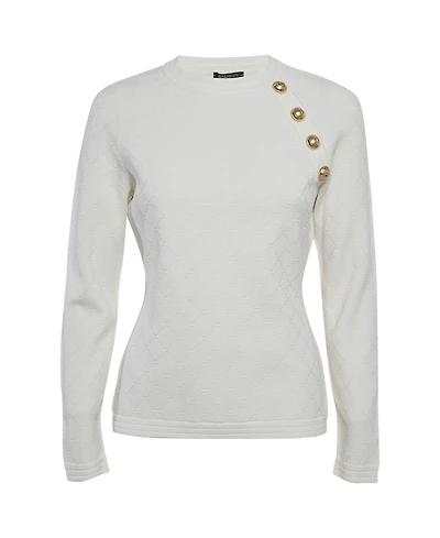 Pre-Owned Balmain Women's Textured Knit Pullover