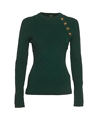 Pre-Owned Balmain Women's Textured Knit Pullover