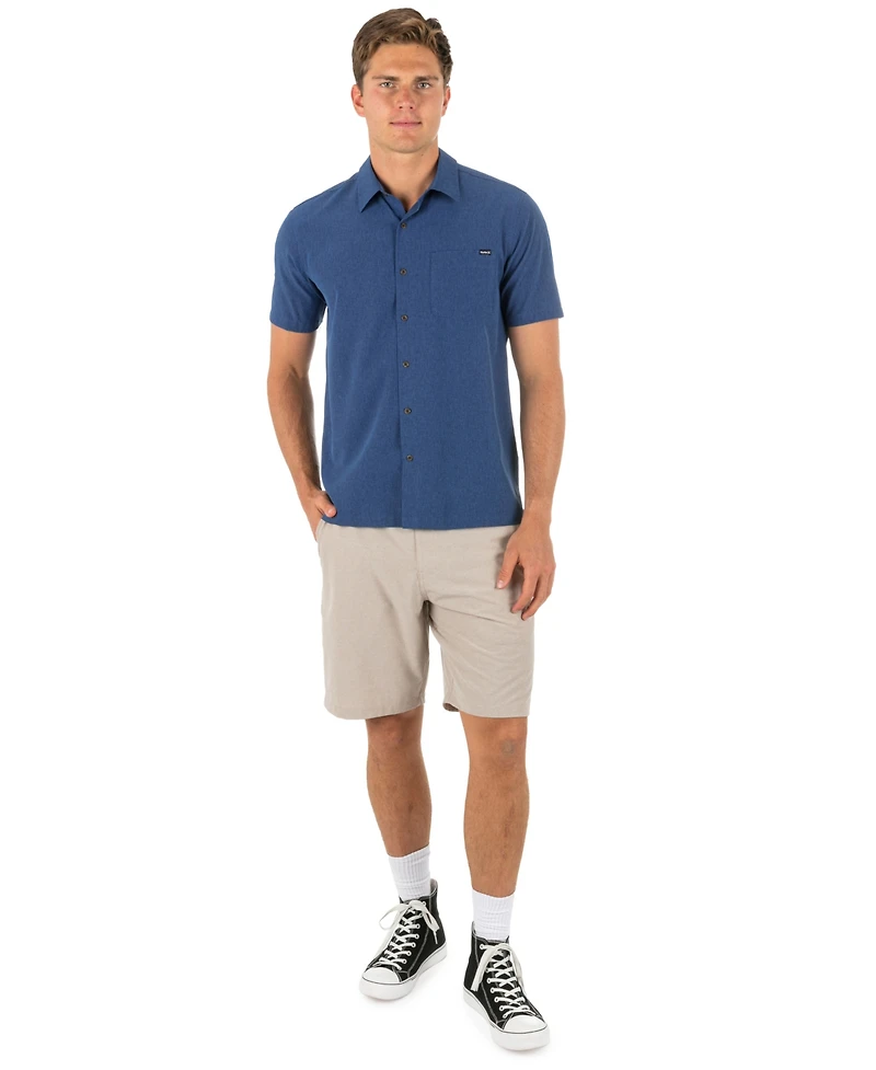Hurley Men's Phantom Flow Rincon Short-Sleeve Shirt