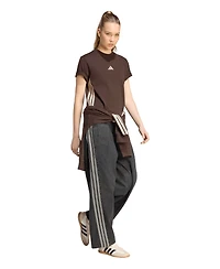 adidas Women's Stadium Washed Denim Loose-Fit Pants