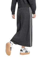 adidas Women's Stadium Washed Denim Loose-Fit Skirt