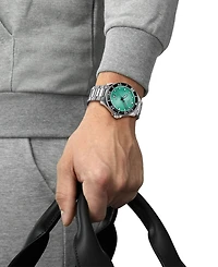 Tissot Men's Seastar Gray Stainless Steel Strap Watch 40mm