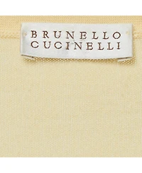 Pre-Owned Brunello Cucinelli Women's Cream Cotton Knit Long Cardigan