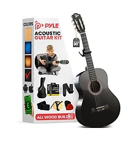 Pyle 30" 6-String Classical Acoustic Guitar for Beginners & Adults with Accessory Kit