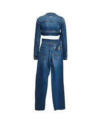 Pre-Owned Jean Paul Gaultier Women's Denim Belted Set