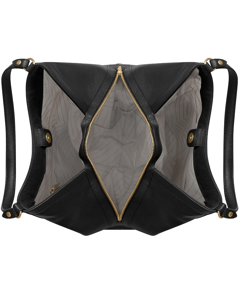 Champs Leather Travel Hobo Bag