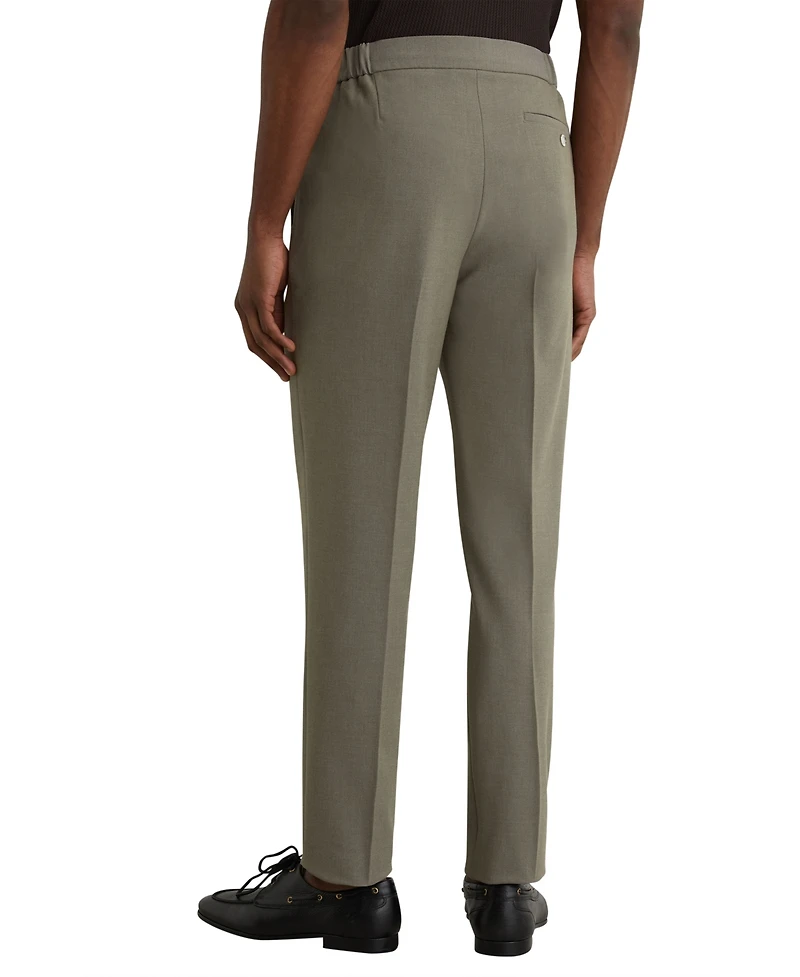 Reiss Men's Stretch Slim-Fit Drawstring Trousers