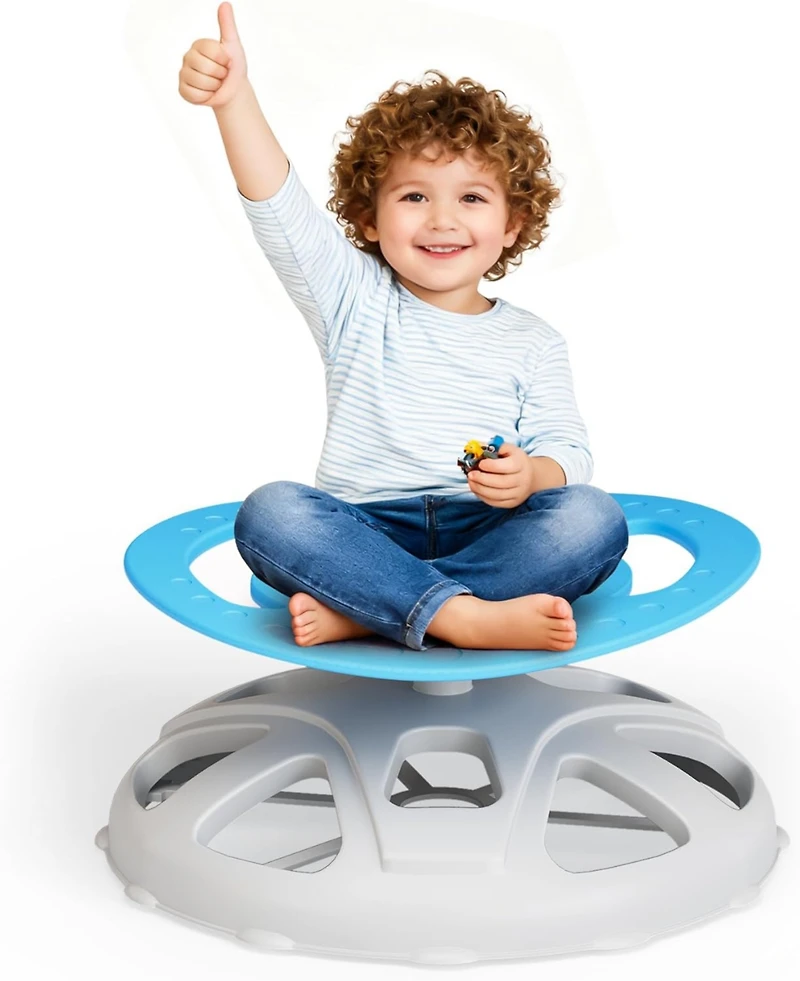 gaomon Kids Sensory Swivel Chair, Spinning Chair for Autistic Kids with Safety Handle and Non-Slip Design, Training Body Coordination