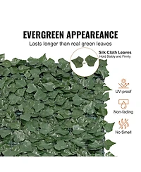 Sugift Ivy Privacy Fence, 96 x 72 inches, Artificial Wall