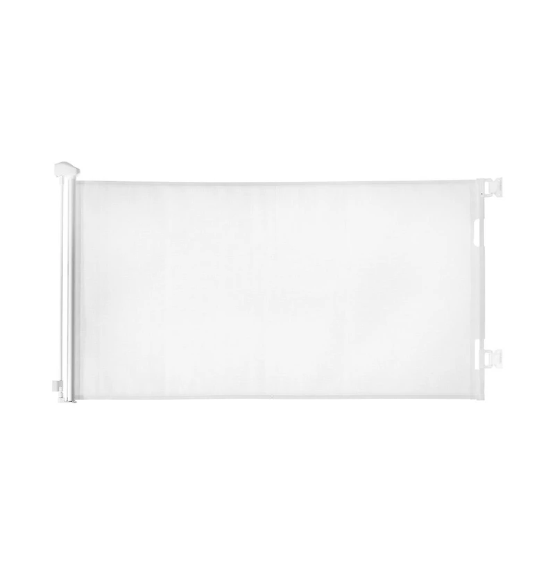 Ruie Retractable Mesh Pet Gate 31.3 in Tall Extends to 72.8 in Wide Pvc Mesh
