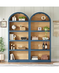Streamdale Furniture Farmhouse 2-Pack Tall Bookshelves