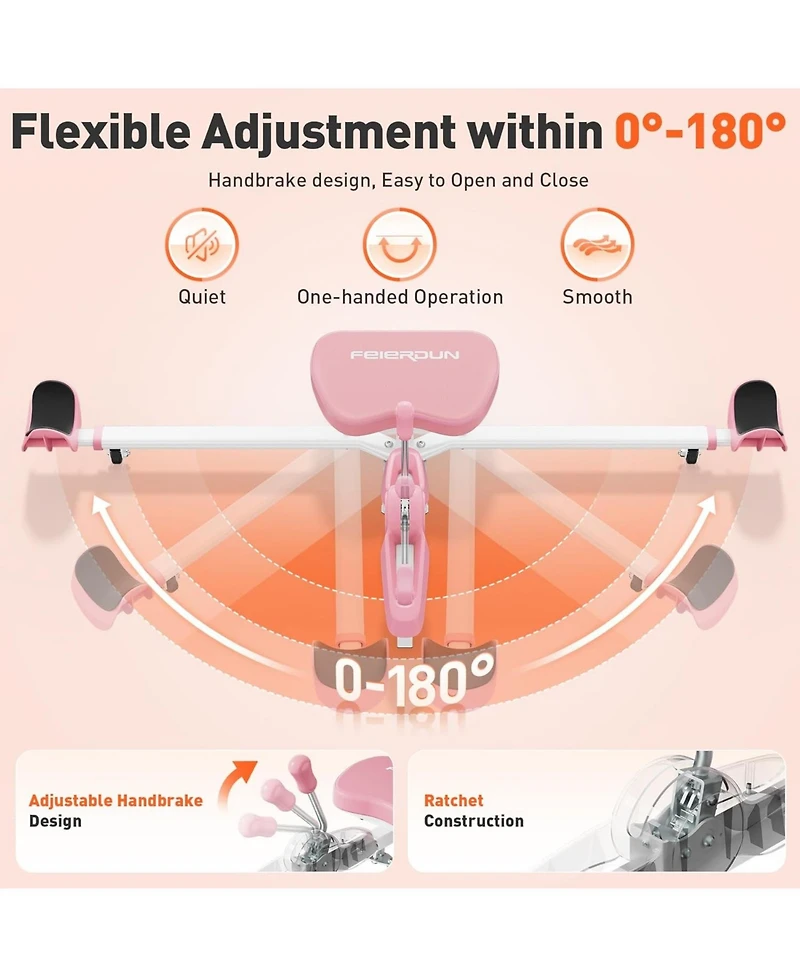 Fed Fitness Leg Stretcher Machine, Heavy Duty Split Trainer for Flexibility and Hip Tension Relief, Home Gym Fitness Equipment