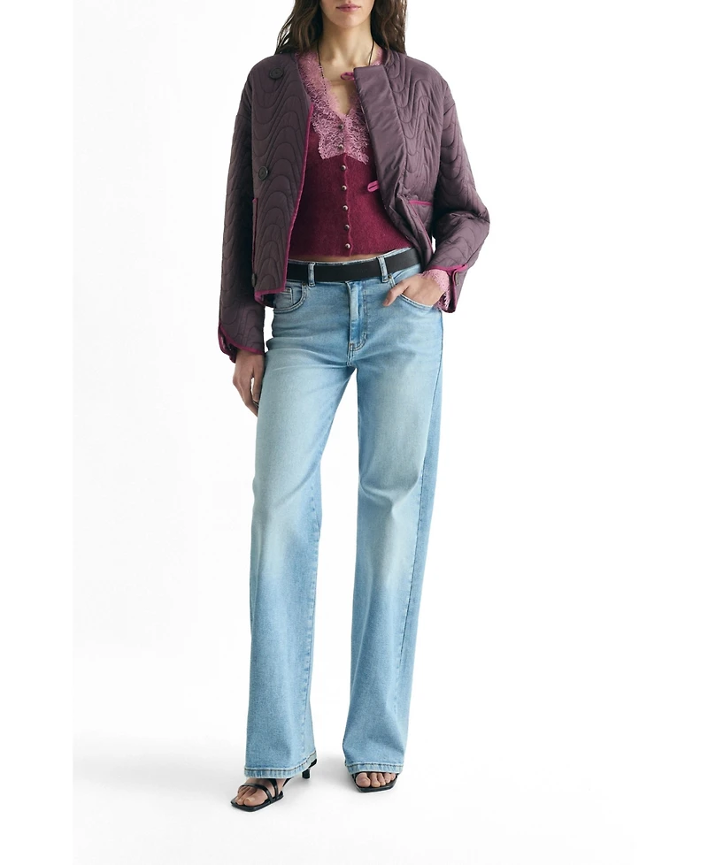 Scalpers Women's Reversible Padded Jacket