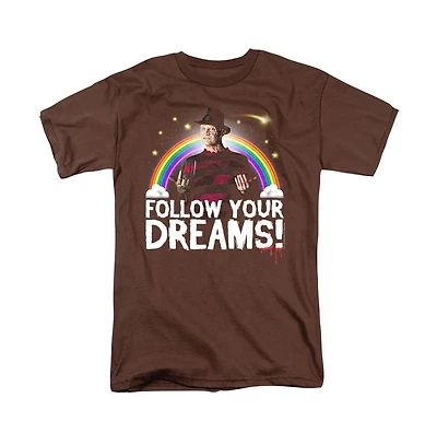 Friday The 13th Men's Nightmare on Elm Street Follow Your Dreams T-Shirt