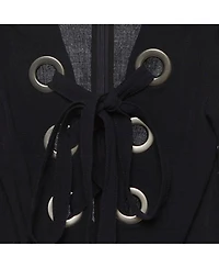 Pre-Owned Givenchy Women's Crepe Lace-Up Sheath Dress