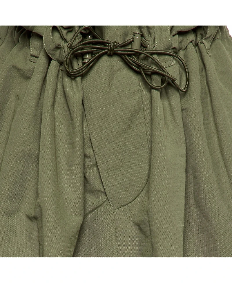 Pre-Owned Stella Mccartney Women's Cotton Blend Paperbag Midi Skirt