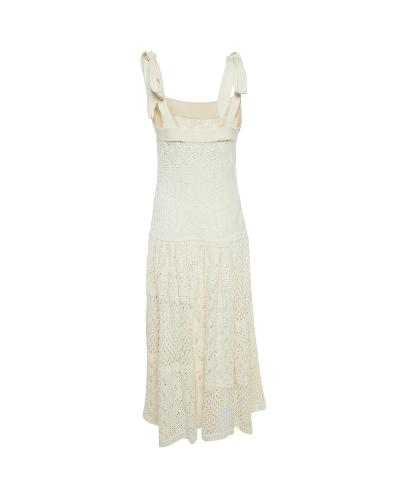 Pre-Owned Zimmermann Women's Anneke Patchwork Knit Midi Dress