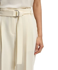 Boss by Hugo Women's Japanese Crepe Tapered-Fit Pants
