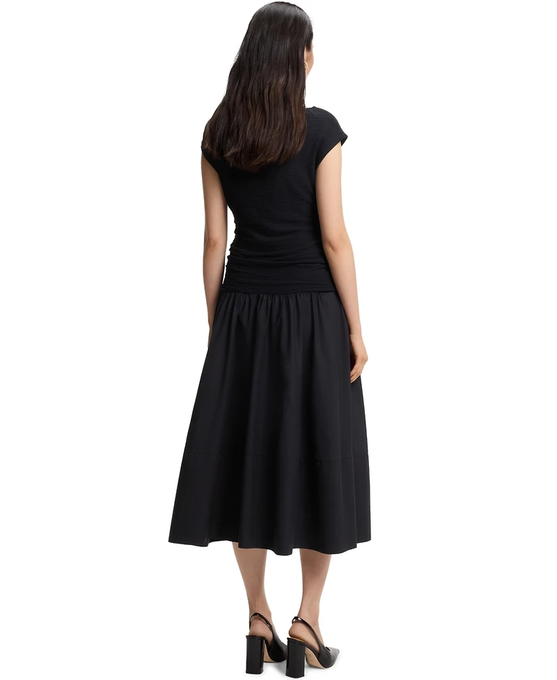 Boss by Hugo Women's Structured-Jersey Slim-Fit Dress