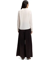 Boss by Hugo Women's Relaxed-Fit Sandwashed Silk Blouse