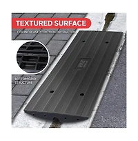 Pyle Driveway Threshold Car Curb Ramps, Set of 2