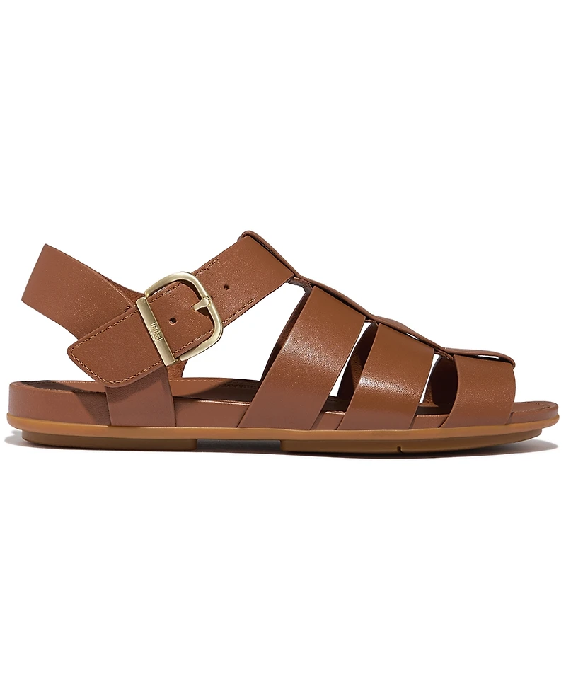 FitFlop Women's Gracie Leather Fisherman Sandals