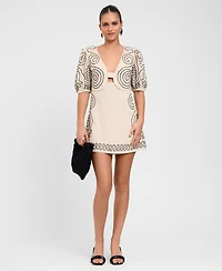 Rachel Roy Women's V-Neck Mini Dress