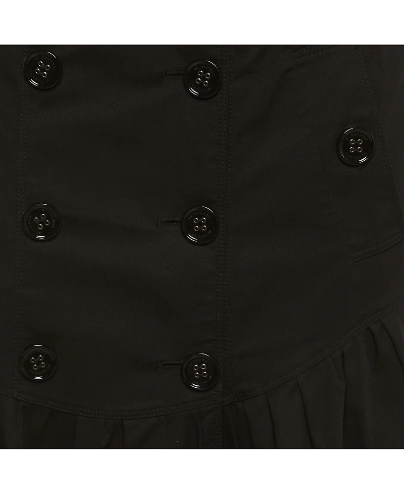 Pre-Owned Burberry Women's Cotton Pleated Short Skirt
